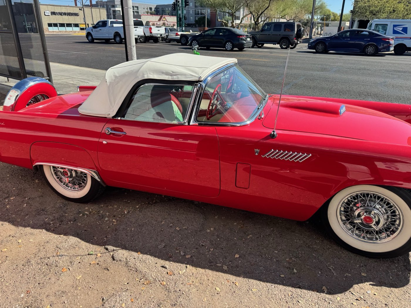 Classic Ford Thunderbird reupholstered by American Upholstery